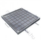 ACO TopTek UNIFACE AL - burkolható, bűz és vízzáró, alumínium aknafedlap - 200x 200 mm