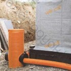 ACO Opti-Drain perforált DN200 dréncső, karmantyúval - 2.5 m