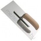 Acélsimító rozsdamentes glettvas natúr fanyéllel 28x13cm - 1 db