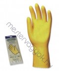 Háztartási munkavédelmi gumikesztyű, sárga - 10 -es