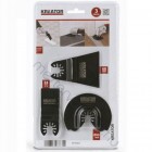 Kreator Multifunkciós fűrészlap készlet 3db, fém, fa, műanyag vágáshoz, univerzális felfogatás, Multimaxx és egyébb gépekhez - 1 db