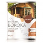 Boróka oldószeres vékonylazúr fafesték, hosszantartó védelem kültéren és beltérben - Mogyoró / 0.75 liter