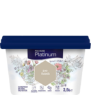 Polifarbe Platinum egyrétegű beltéri színes diszperziós falfesték - E40 Ezüstfa / 2.5 liter