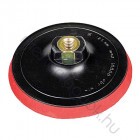 Tépőzáras gumitányér tárcsa sarokcsiszolóhoz vastag gumis 125mm-es, tépőzáras csiszolókhoz - 1 db