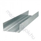 UW 50/0,6mm gipszkarton válaszfal szárazépítő profil - 4 m hosszú