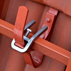 Zarges Z300 Csavaros Biztonsági tetőkampó rögzítő, tetőlétra rögzítéséhez - Horganyzott színű / 1 db