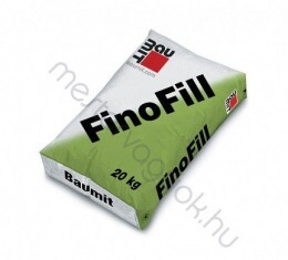 Baumit Fino Fill beltéri gipszes glettvakolat 1-30mm-ig, gipszes vastagvakolat