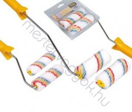 Festőhenger Elitakolor készlet 2db 10cmx15mm-es teddy fej, szivárvány csavartcsíkos teddy