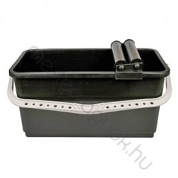 Burkolóvödör, fugázóvödör dupla görgővel ráccsal 20 literes