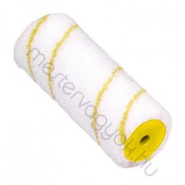 Festőhenger Gepard 10cmx30mm 7mm-es cérnás szálhossz, sárga csavartcsíkos teddy