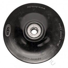 Gumitányér sarokcsiszolóhoz 125mm-es, fíbertárcsa felfogatáshoz