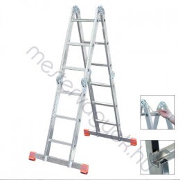 Krause Monto MultiMatic 4 részes univerzális alumínium csuklós létra