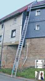 Krause Stabilo 3 részes alumínium húzóköteles létra