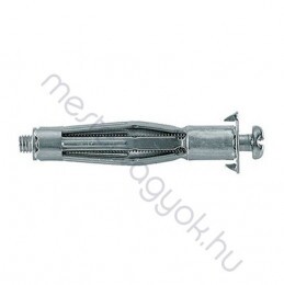 Molly fém dűbel gipszkartonhoz M5x52mm max.21mm-ig, metrikus csavarral PH2-es D-fej