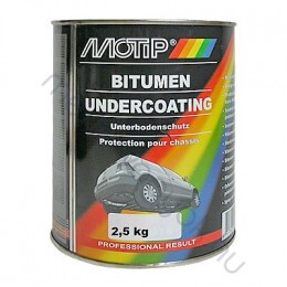 Motip Rally bitumenes korróziógátló festék, kenhető kőfelverődésgátló hatású alvázvédő - Fekete