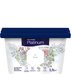 Polifarbe Platinum egyrétegű beltéri színes diszperziós falfesték - F10 Fehér