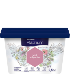 Polifarbe Platinum egyrétegű beltéri színes diszperziós falfesték - M40 Mályvarózsa
