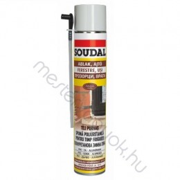 Soudal Téli purhab, poliuretán szerelőhab -10C-ig