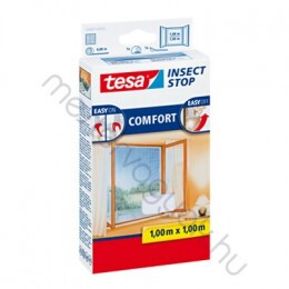 Tesa tépőzáras szúnyogháló ablakra 1x1m méretre szabható - Antracit