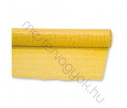 Tetőfólia sárga hálóerősített 100gr/m2 mérsékelten páraáteresztő vízzáró, 75m2 (1,5x50m)