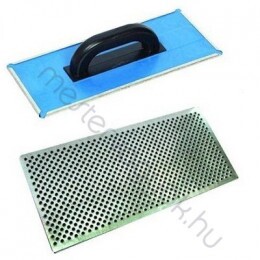 Vakolatkaparó és polisztirol csiszoló 40x18cm műanyag nyelű lyuggatott fém talpú