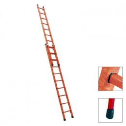 Zarges Everest EFA 2E üvegszál erősítésű műanyag (GFK) létrafok 2x 8 kétrészes tolólétra