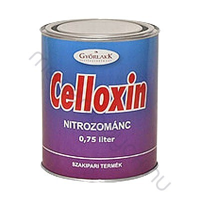 Celloxin nitrós zománc festék, gyorsan száradó - Sárga / 0.75 liter
