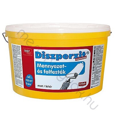 Diszperzit Tisztasági fal- és mennyezetfesték - Fehér / 4 liter