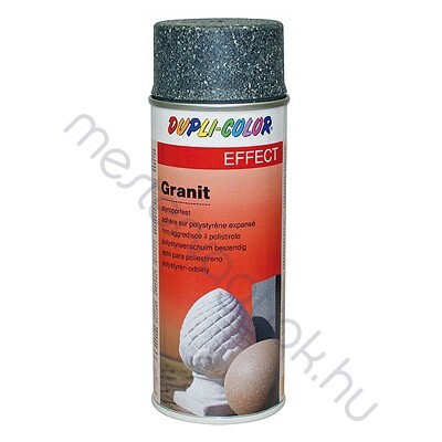 Dupli Color gránit hatású dekorációs festék spray, különleges felületek kialakítására - Fekete / 0.4 liter