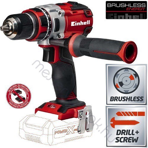 Einhell TE-CD 18 Li Brushless SOLO szénkefe nélküli akkus fúró, csavarozó gép, 60NM motor, akku nélkül /4513850 - 1 db
