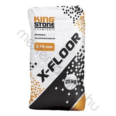 KingStone X-Floor önterülő aljzatkiegyenlítő padlófűtéshez, kültéri és beltéri felületekhez 2-15mm-es vastagságig - 25 kg