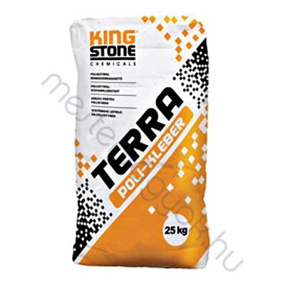 KingStone Terra Poli-Kleber polisztirol ragasztótapasz EPS homlokzati hőszigeteléshez - 25 kg