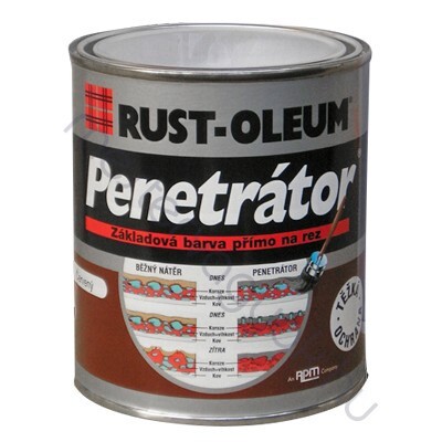 Alkyton Penetrátor fémfesték korroziógátló alapozó - Vörös / 0.75 liter
