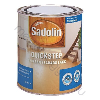 Sadolin Quickstep fényes egykomponensű vizes bázisú fa és parkettalakk - Színtelen / 0.75 liter