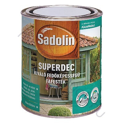 Sadolin Superdec  vizes takaróhatású fafesték - Fehér / 0.75 liter