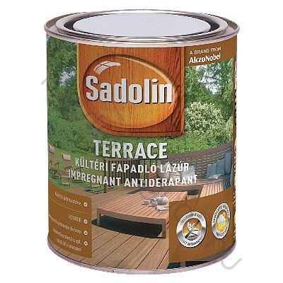 Sadolin Terrace kültéri fapadló lazúr csúszásmentes felülettel - Színtelen / 0.75 liter