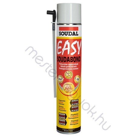 Soudal Purhab Soudabond Easy poliuretán ragasztóhab szigetelő, szerelőhab - 0.75 liter