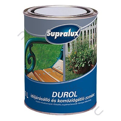 Supralux Durol időjárásálló és korróziógátló zománcfesték - Sárga / 1 liter