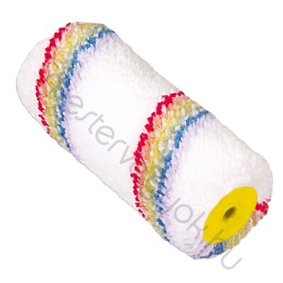 Festőhenger Elitakolor 10cmx30mm 11mm-es cérnás szálhossz, szivárvány csavartcsíkos teddy - 1 db