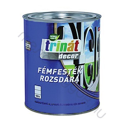 Trinát Decor fényes fémfesték rozsdára alapozó és fedőfesték egyben - Barna / 0.75 liter