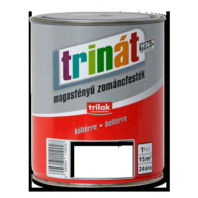 Trinát magasfényű zománcfesték - 500 Barna / 0.5 liter