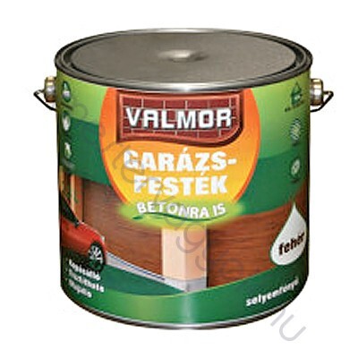 Valmor Garázsfesték kopás olaj és benzínálló, kültéri és beltéri felületekre - Ezüstszürke / 0.75 liter