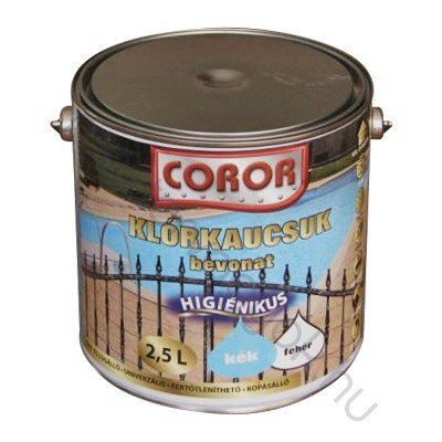 Valmor Coror Klórkaucsuk saválló medence festék, kültéri beltéri fém fa fal festésére - Kék / 0.75 liter