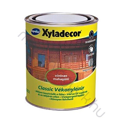Supralux Xyladecor classic vékonylazúr - Vöröses teak / 0.75 liter