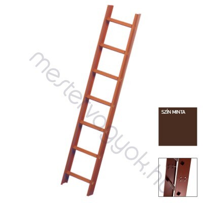 Zarges Z300 Tetőlétra alumíniumból, tető dőlésszögétől független felszerelhetőség - Barna / 7 fokos