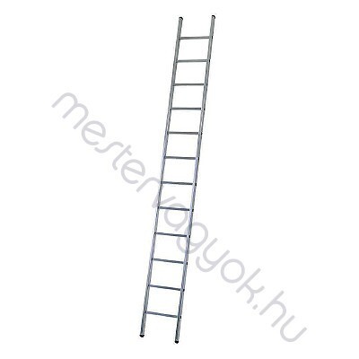 Zarges Alto L peremezett létrafokos alumínium támasztólétra - 1x 7 fokos